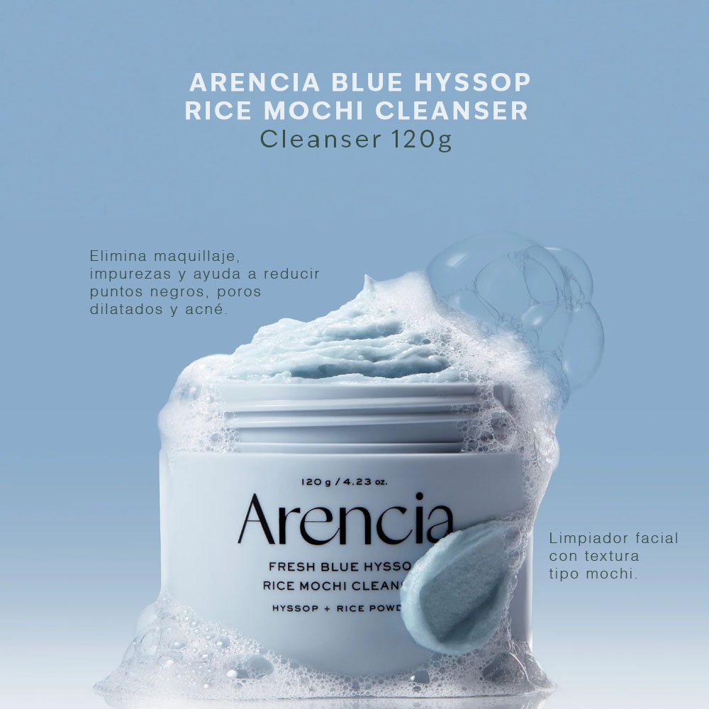 BLUE HYSSOP RICE MOCHI CLEANSER (LIMPIADOR FACIAL)